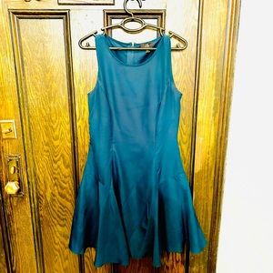 Jacob silky fall dress with twirl skirt